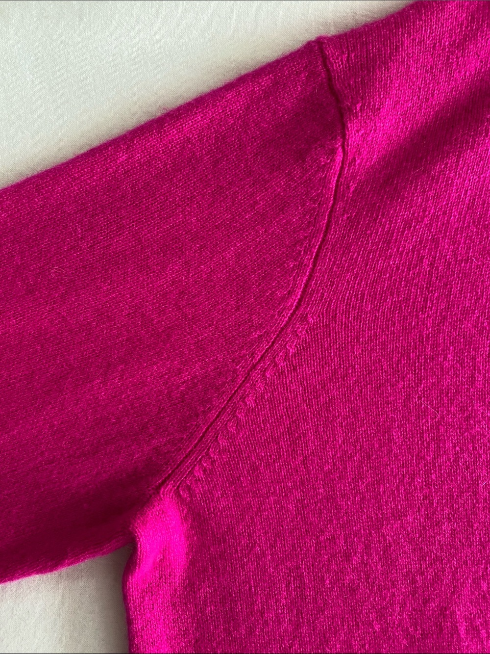 Charter Club Luxury Cashmere 100% cashmere turtleneck bright fuchsia Size Medium - Picture 8 of 14